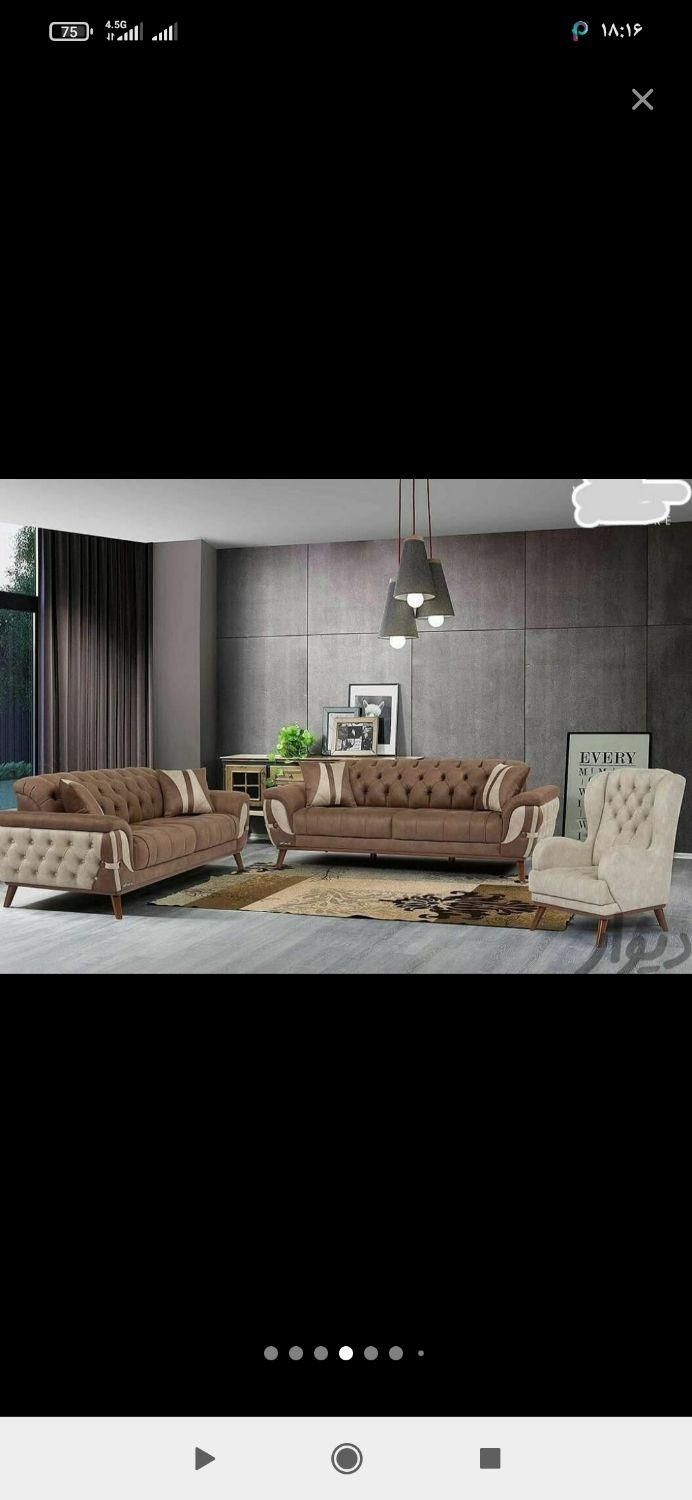 مدل صدفی تخت خواب شو 8 نفره|مبلمان خانگی و میز عسلی|رشت, پیرکلاچای|دیوار