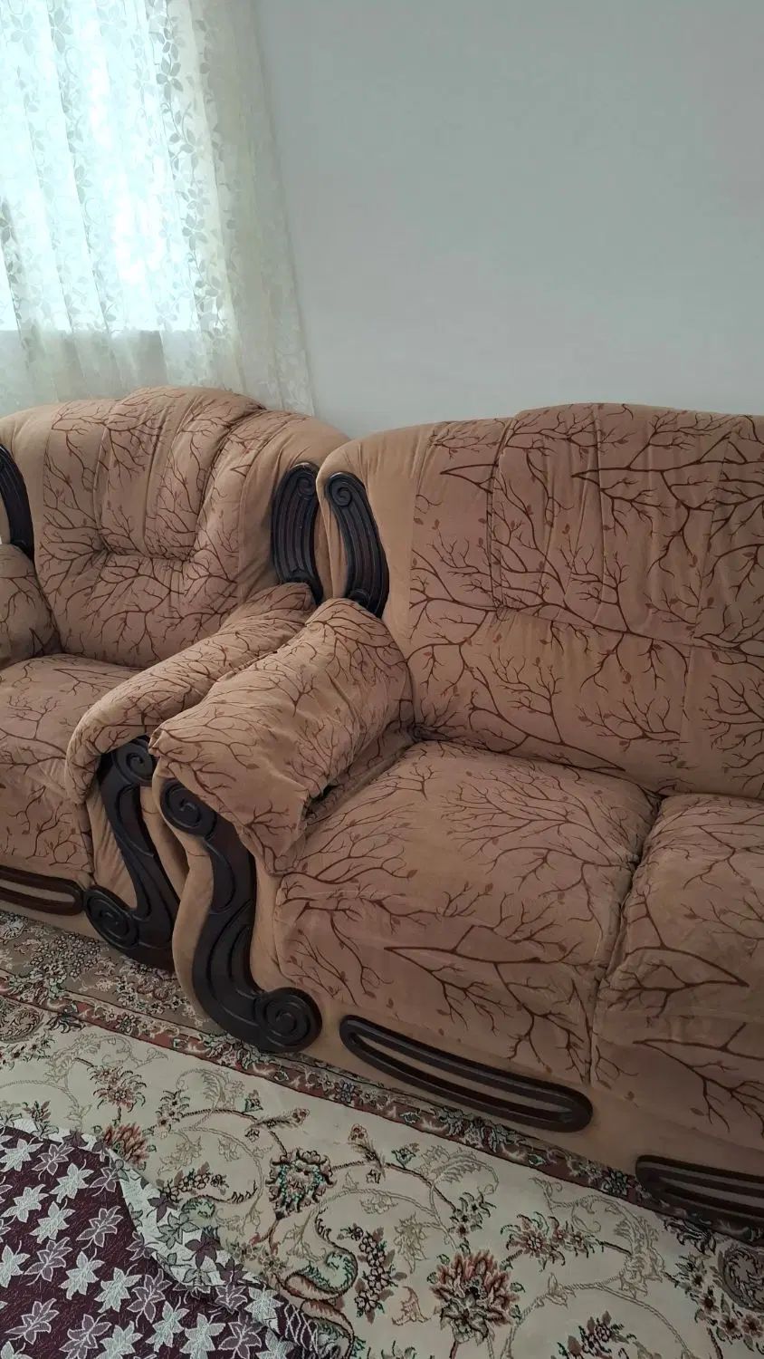 مبل هفت نفره سالم قیمت تفاوقی|مبلمان خانگی و میز عسلی|رشت, پیرکلاچای|دیوار