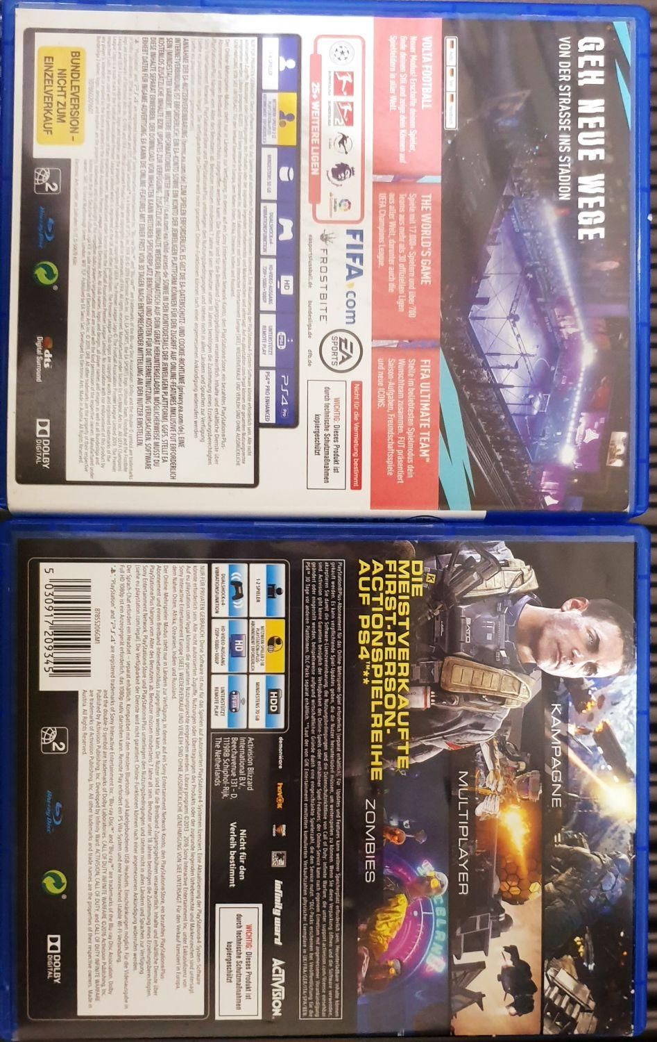 دیسک کالاف دیوتی و فیفا ۲۰ برای ps4 و ps5|کنسول، بازی ویدئویی و آنلاین|تهران, شوش|دیوار