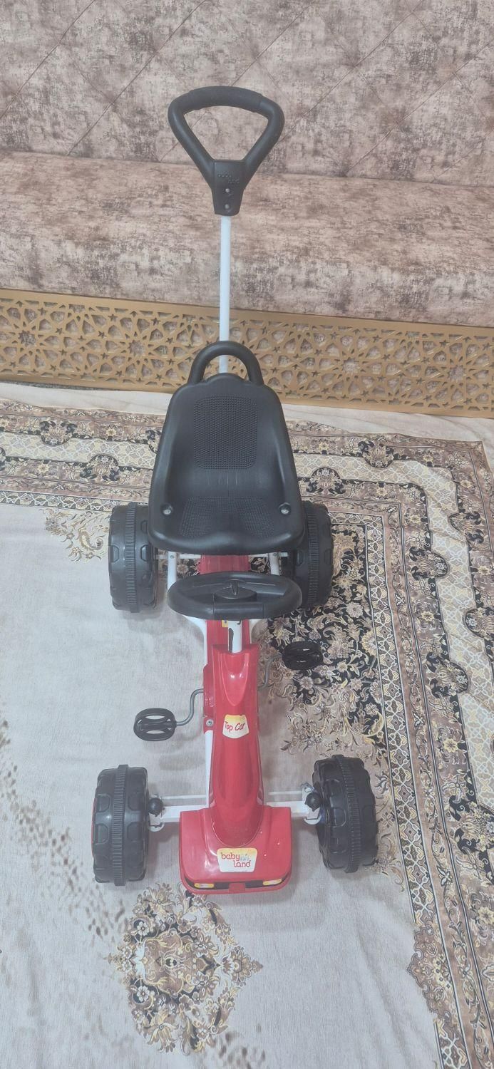 سه چرخه فلزی مدل بیبی لند برای کودکان در حد نو|دوچرخه، اسکیت، اسکوتر|شادگان, |دیوار