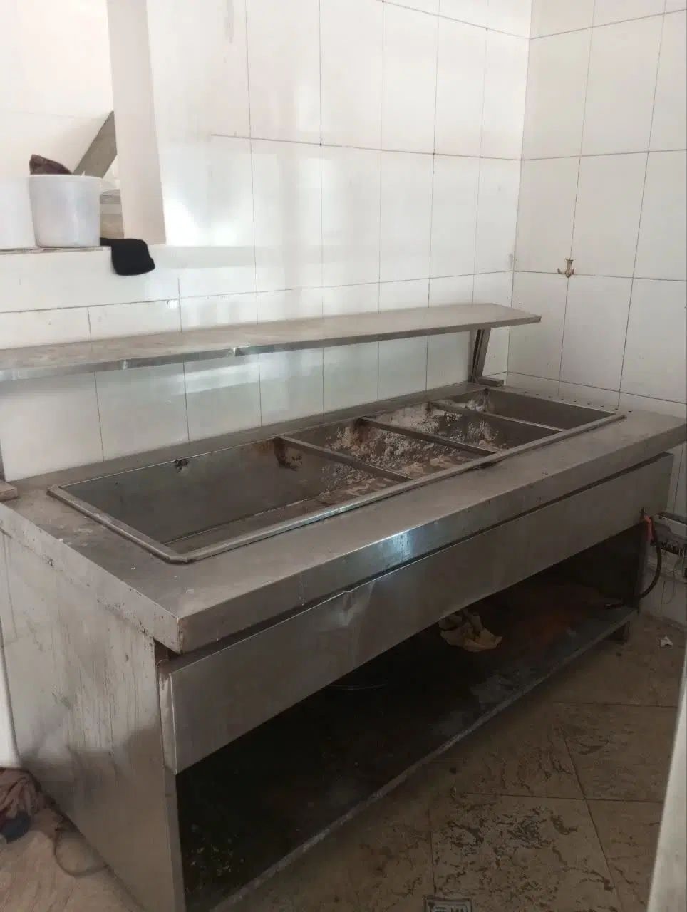 کانتر گرم، گرم کن غذا دو متری استیل ورق ضخیم|کافی‌شاپ و رستوران|مشهد, مصلی (کارمندان اول)|دیوار