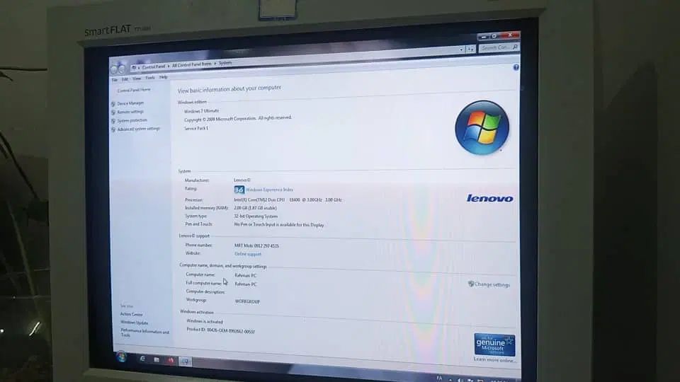 یه پایه کامپیوتر دسکتاپ مانیتور LG|رایانه رومیزی|تهران, خاوران|دیوار