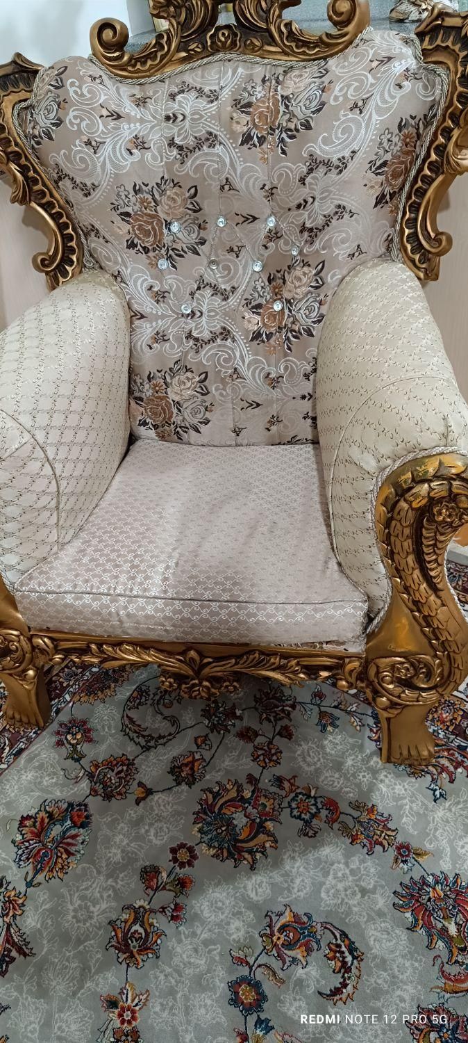 مبل سلطنتی|مبلمان خانگی و میز عسلی|خرمدره, |دیوار