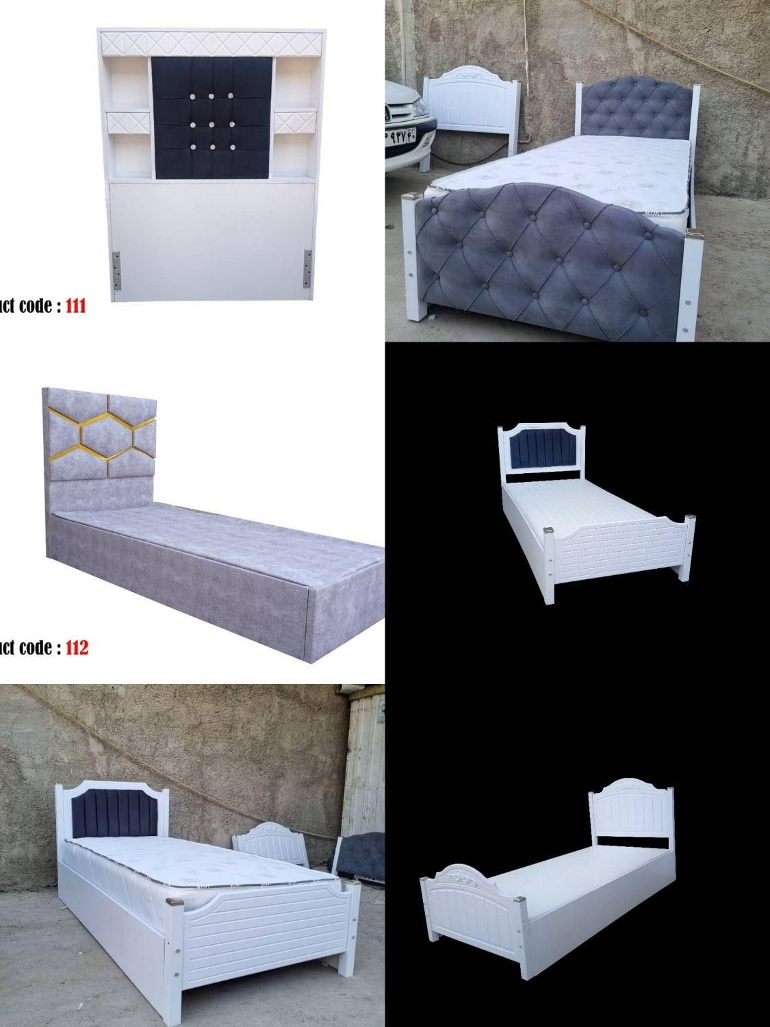 تخت یکنفره|تخت و سرویس خواب|کرمان, |دیوار