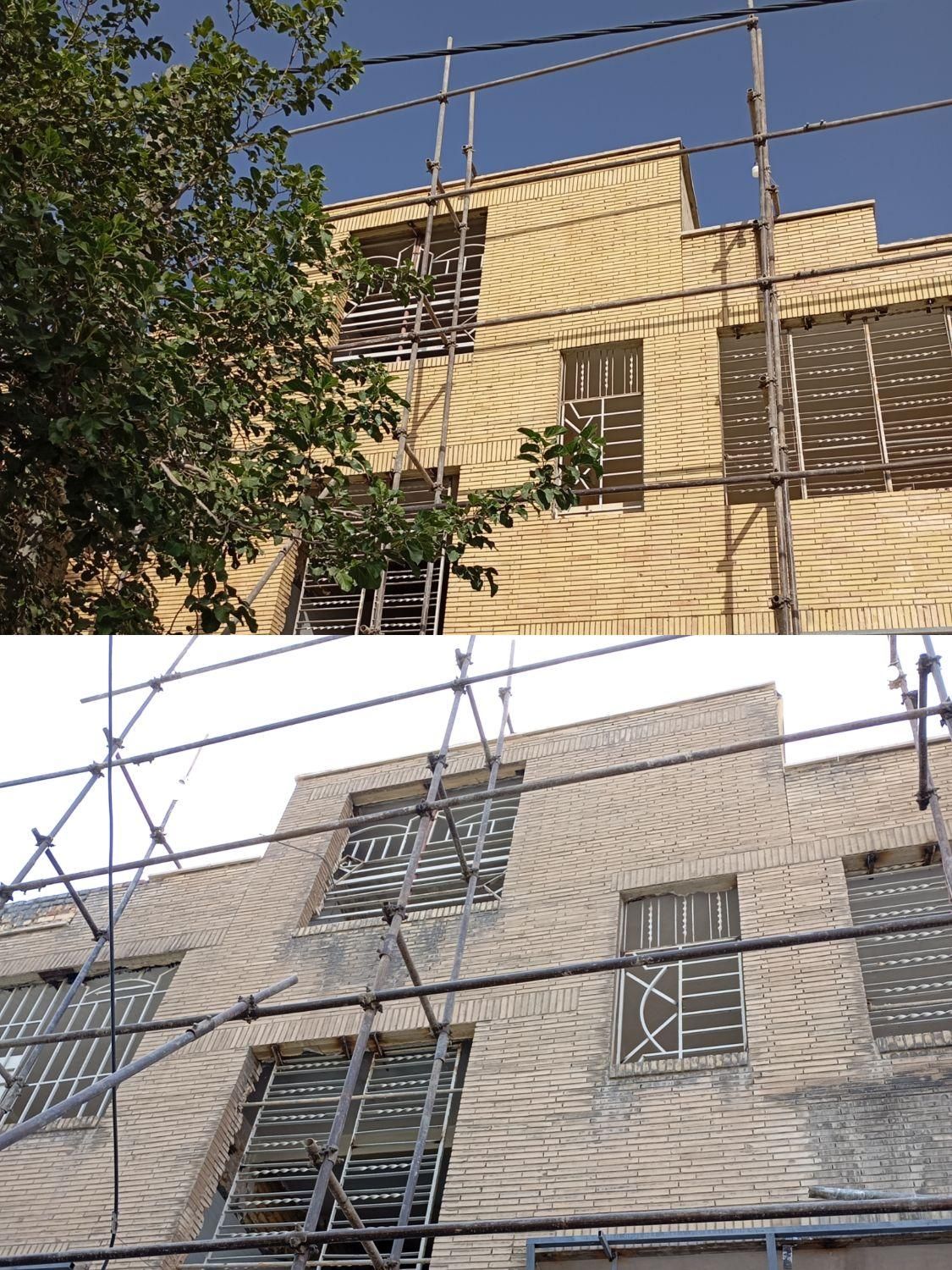 کف سابی سنگ بتن موزایک صاب پله پیچ رولپلاک سنگهای|خدمات نظافت|اراک, |دیوار