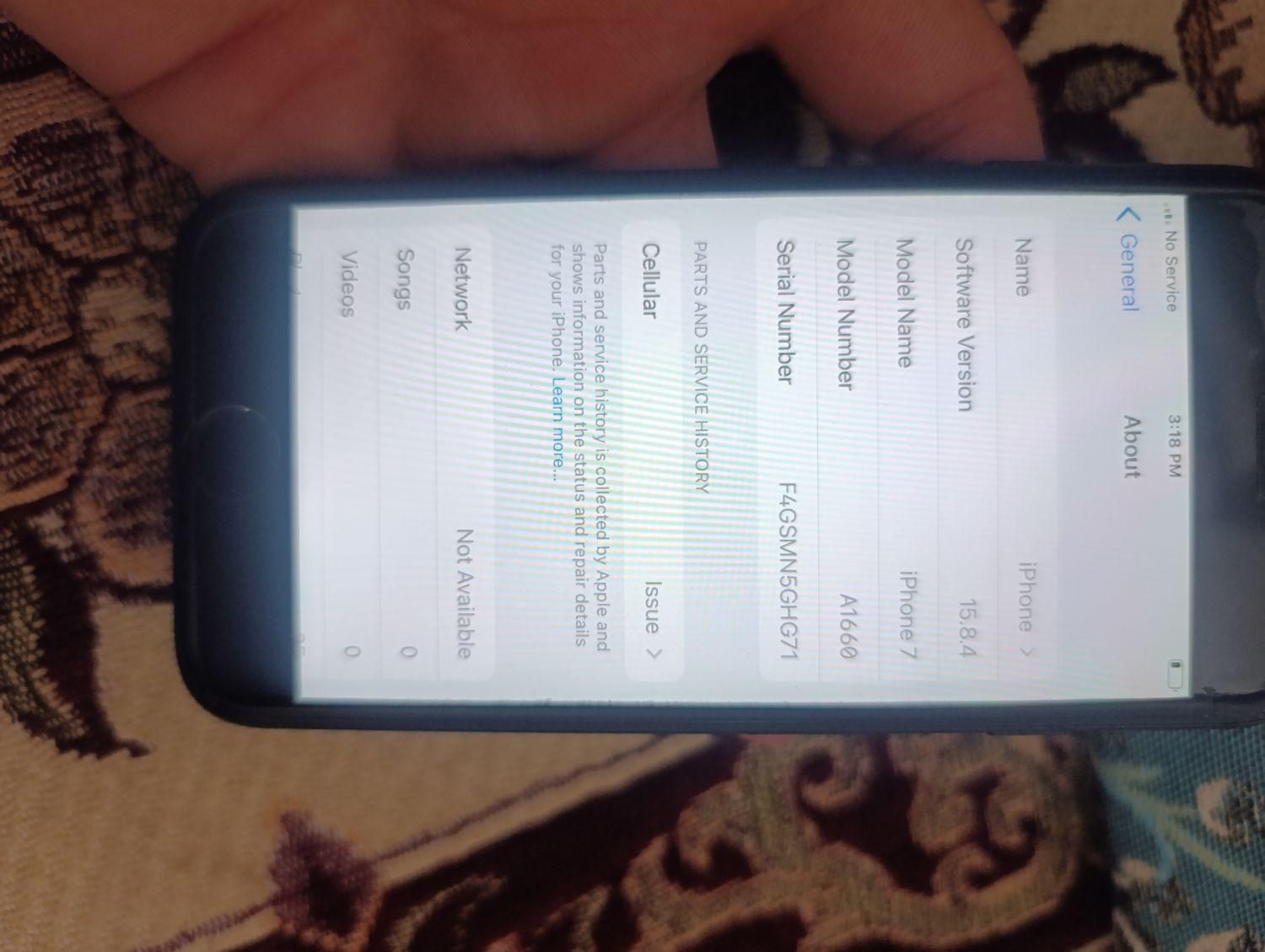 اپل iPhone 7 با حافظهٔ ۱۲۸ گیگابایت|موبایل|نجفآباد, گلدشت|دیوار