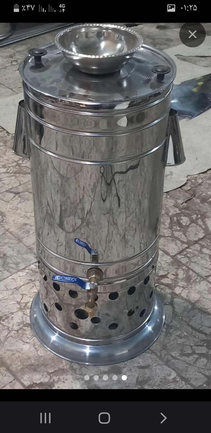 سماور گازی برقی استیل بزرگ مسجد هئیتی|سماور، چای‌ساز، قهوه‌ساز|مشهد, رسالت|دیوار