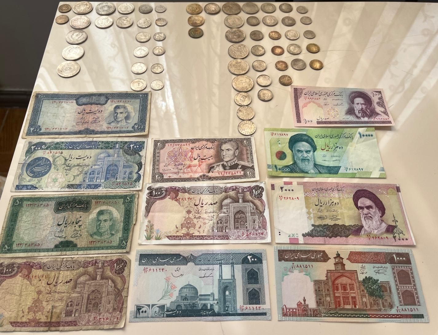 مجموعه سکه و اسکناس قدیمی|کلکسیون سکه، تمبر، اسکناس|کرج, شهرک اوج|دیوار
