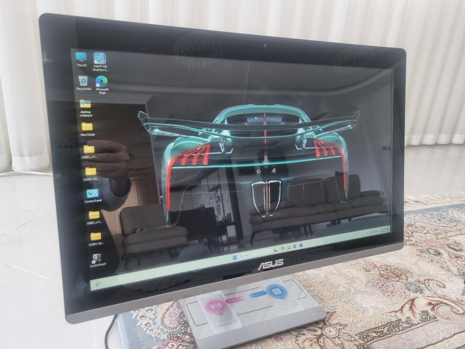 ال این وان 23 اینچ ایسوس i7 نسل 6 all in one|رایانه رومیزی|مهاباد (آذربایجان غربی), |دیوار