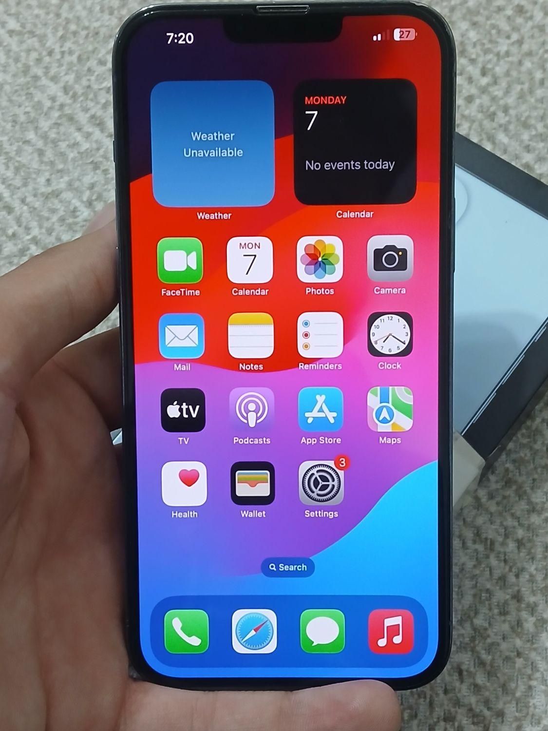 اپل iPhone 13 Pro Max با حافظهٔ ۱۲۸ گیگابایت|موبایل|سقز, |دیوار