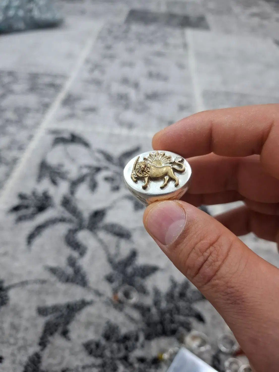 انگشتر نقره کسی‌ خواستی در خدمتم|جواهرات|تهران, تهرانسر مرکزی|دیوار