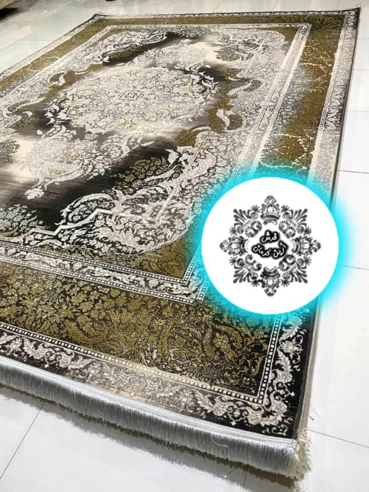 هانا رنگ تیره کف ساده فرش مدوسا|فرش|جیرفت, |دیوار