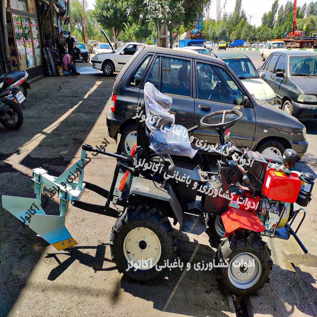 تیلر چهار چرخ کمرشکن مینی تراکتور|ماشین‌آلات صنعتی|قزوین, |دیوار