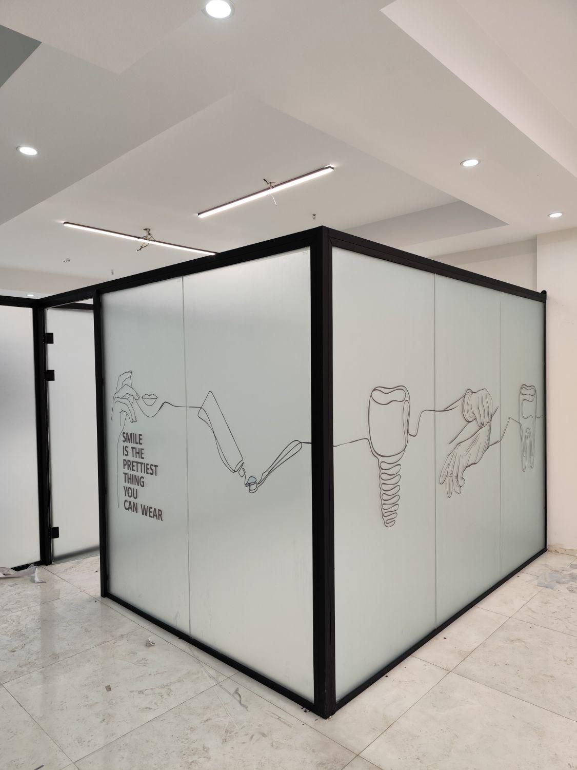 پوستر مات کن دیواری شیشه استیکر چاپدار|مصالح و تجهیزات ساختمان|تهران, دریا|دیوار