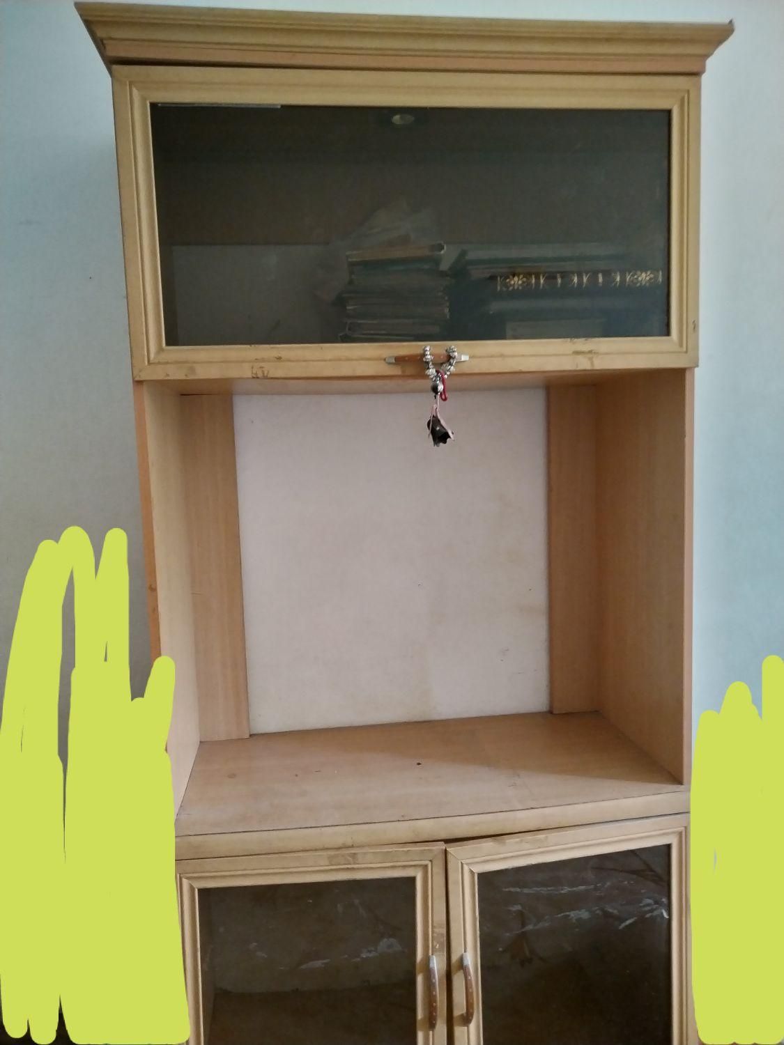 جا کتابی MDF با کیفیت و قدیمی.|کتابخانه، شلف، قفسه‌های دیواری|محمودآباد, |دیوار