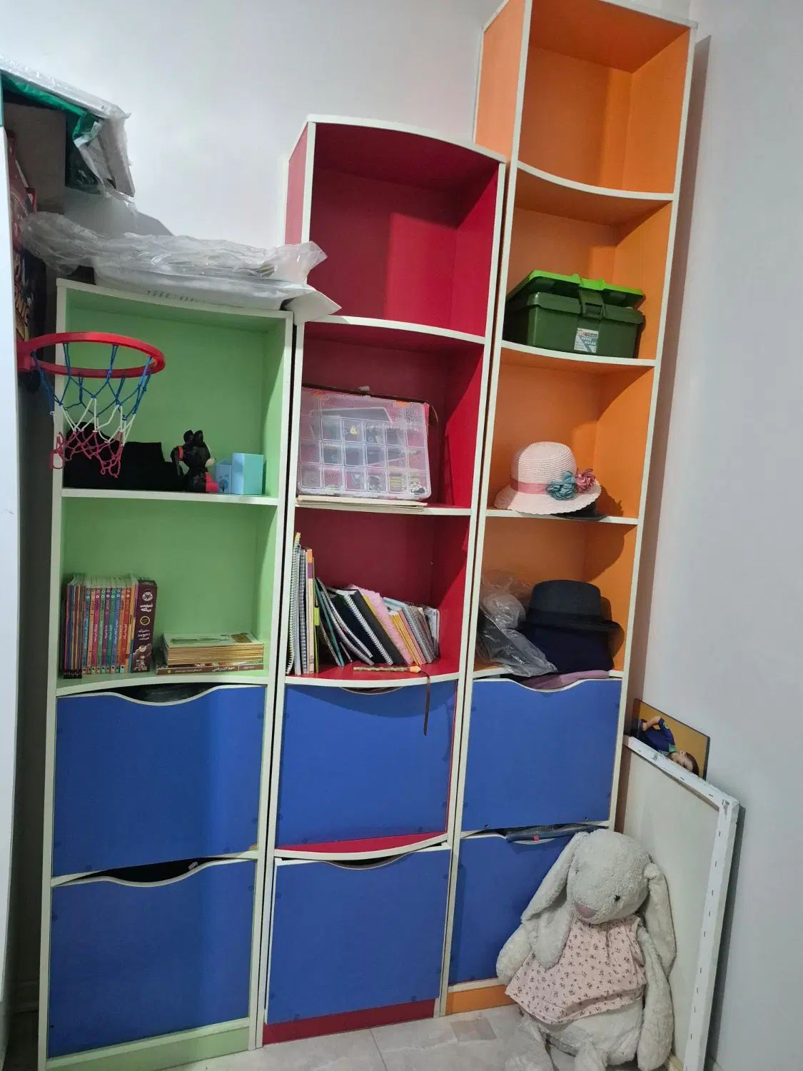 کتابخانه|کتابخانه، شلف، قفسه‌های دیواری|تهران, شمس‌آباد|دیوار
