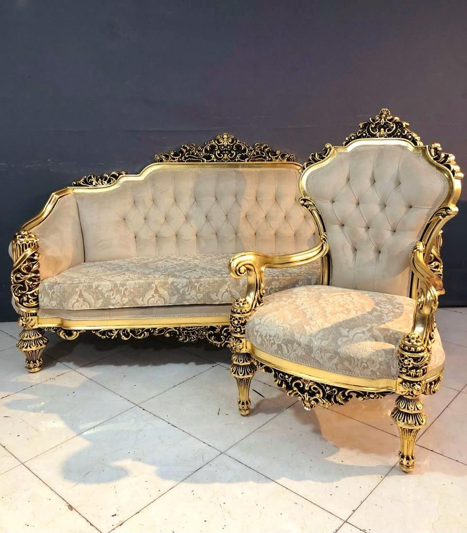 مبل سلطنتی راحتی کلاسیک گلایور FG545|مبلمان خانگی و میز عسلی|تهران, شهرک ولیعصر جنوبی|دیوار