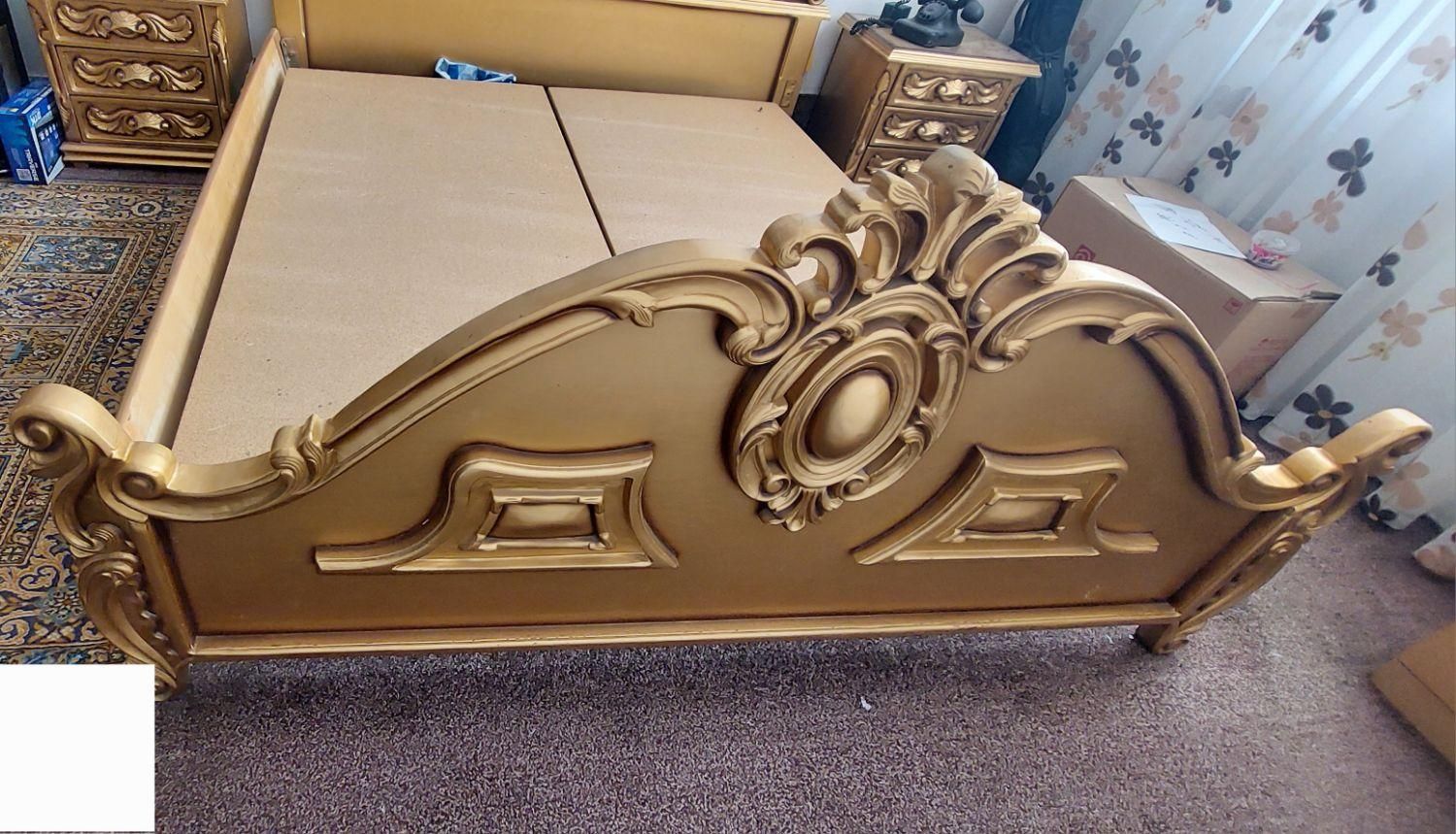 سرویس تخت ودکور سرویس خواب سرویس چوب|تخت و سرویس خواب|قم, چهار مردان|دیوار