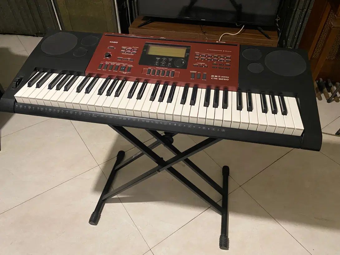 ارگ حرفه ای پیانویی کاسیو CTK-6250 نسل جدید|پیانو، کیبورد، آکاردئون|تهران, سازمان برنامه جنوبی|دیوار