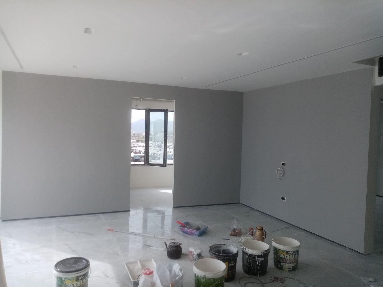 نقاشی ساختمان و کناف کاری با متد روز|خدمات پیشه و مهارت|بانه, |دیوار