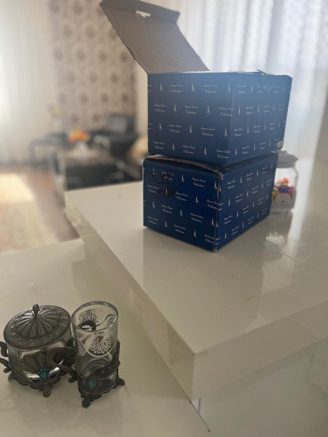 دودست سیلور نگین دار|ظروف سرو و پذیرایی|مشهد, جاهد شهر|دیوار
