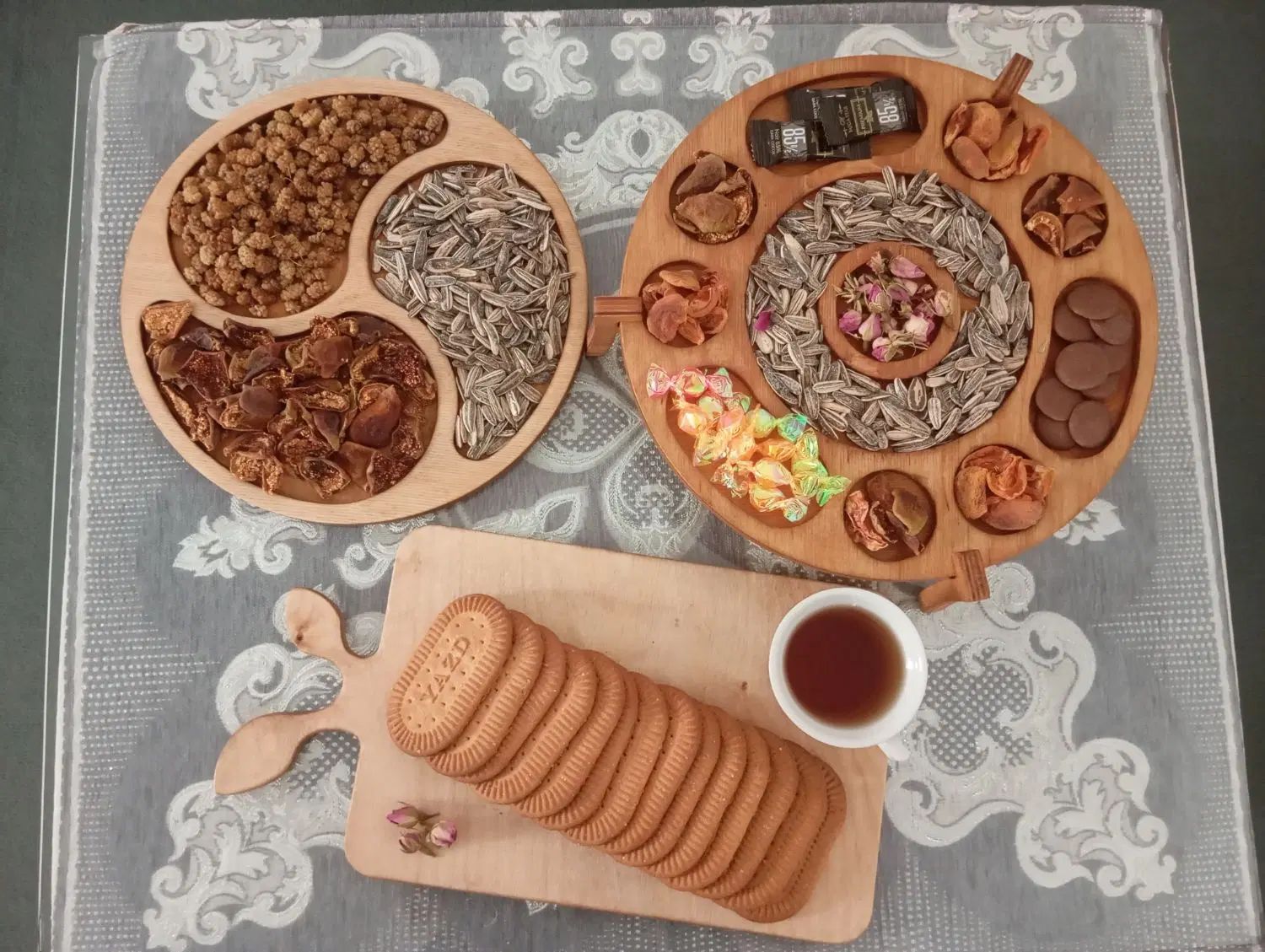 وسایل چوبی شیک برای  پذیرایی با قیمت عالی|صنایع دستی و سایر لوازم تزئینی|مریوان, |دیوار