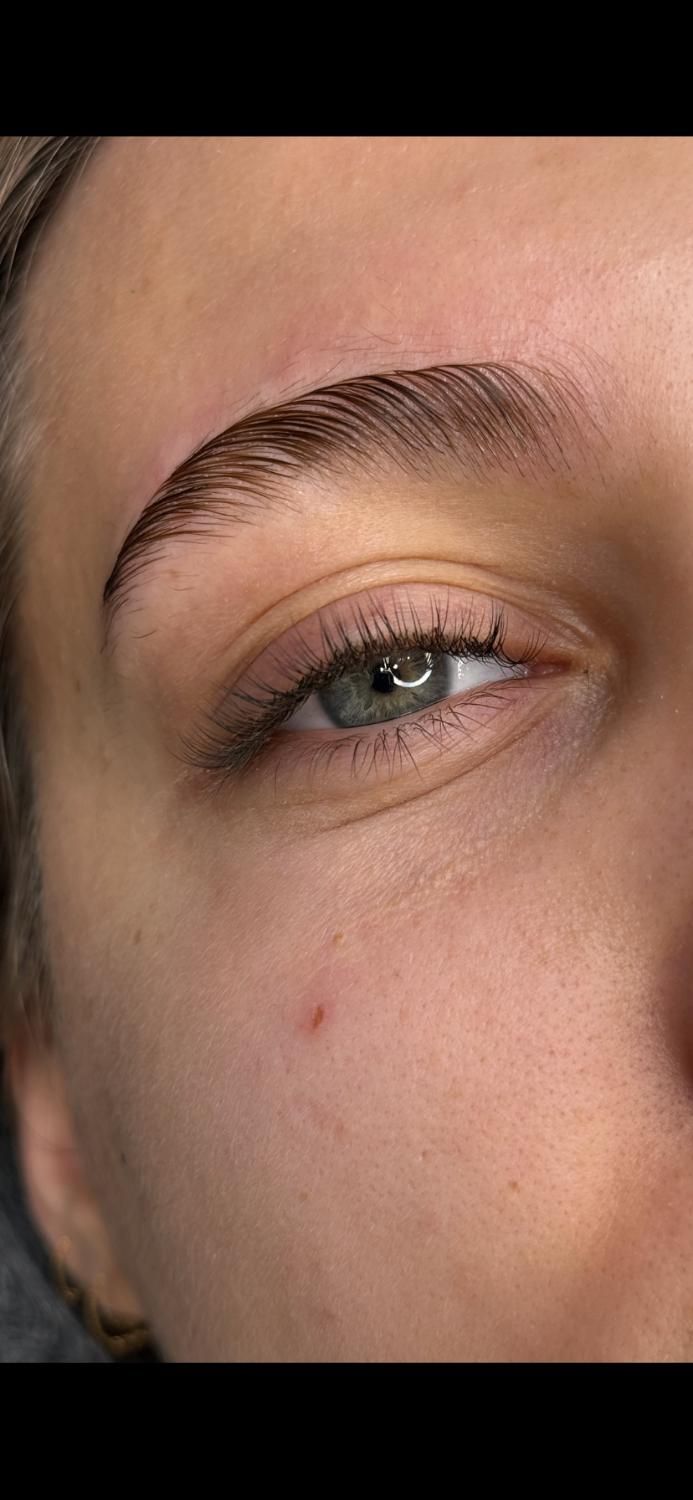 خدمات اکستنشن مژه لیفت و لمینت مژه و ابرو|خدمات آرایشگری و زیبایی|اصفهان, تخت فولاد|دیوار