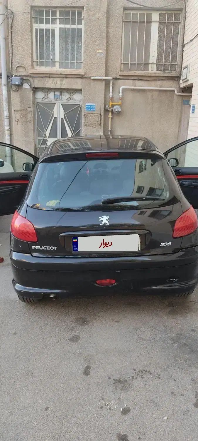پژو ۲۰۶ تیپ ۳ مدل ۸۸|خودرو سواری و وانت|تهران, دریا|دیوار