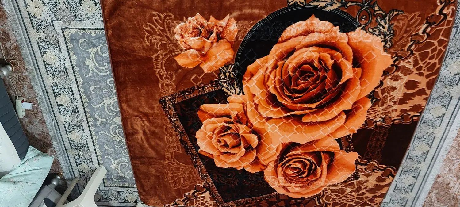 پتوی برجسته  دونفره ضخیم|رختخواب، بالش، پتو|تهران, دولتخواه شمالی|دیوار