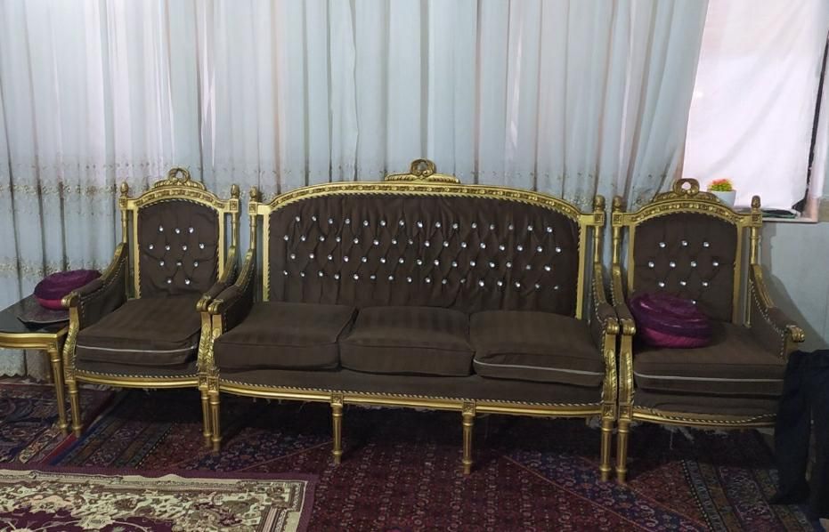 مبل سلطنتی ۷ نفره|مبلمان خانگی و میز عسلی|کرمانشاه, |دیوار