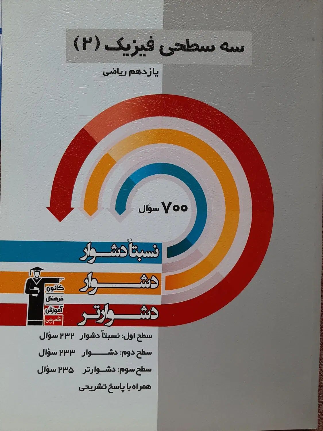 کتاب تست فیزیک یازدهم سه سطحی قلمچی|کتاب و مجله آموزشی|تهران, باغ فیض|دیوار
