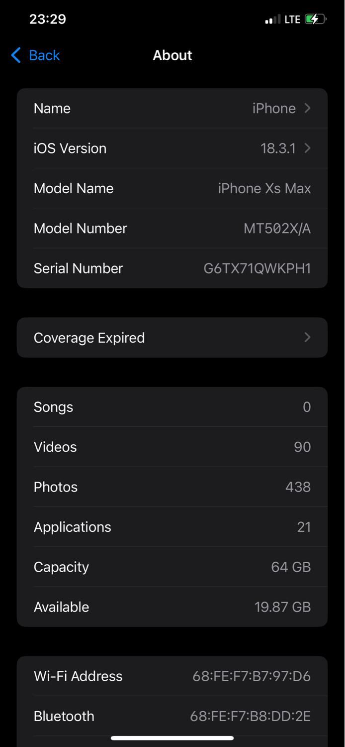 اپل iPhone XS Max با حافظهٔ ۶۴ گیگابایت|موبایل|رباط‌کریم, |دیوار