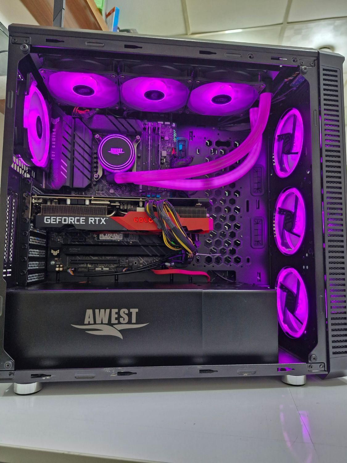 کیس گیمینگ cpu i7 نسل ۱۲ سری K با گرافیک ۳۰۷۰|رایانه رومیزی|بجنورد, |دیوار