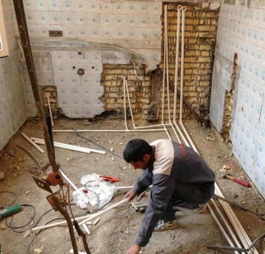 لوله کشی آب نصب کابینت نصب شیرالات برق کشی برقکار|خدمات پیشه و مهارت|کرمانشاه, |دیوار
