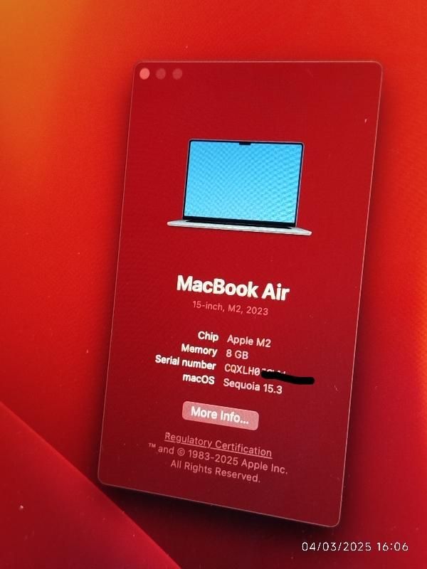macbook air 2023 /15 inch|رایانه همراه|تهران, الهیه|دیوار