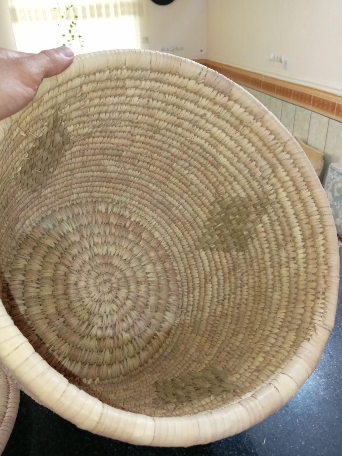 سبد حصیری|صنایع دستی و سایر لوازم تزئینی|باغ ملک, |دیوار
