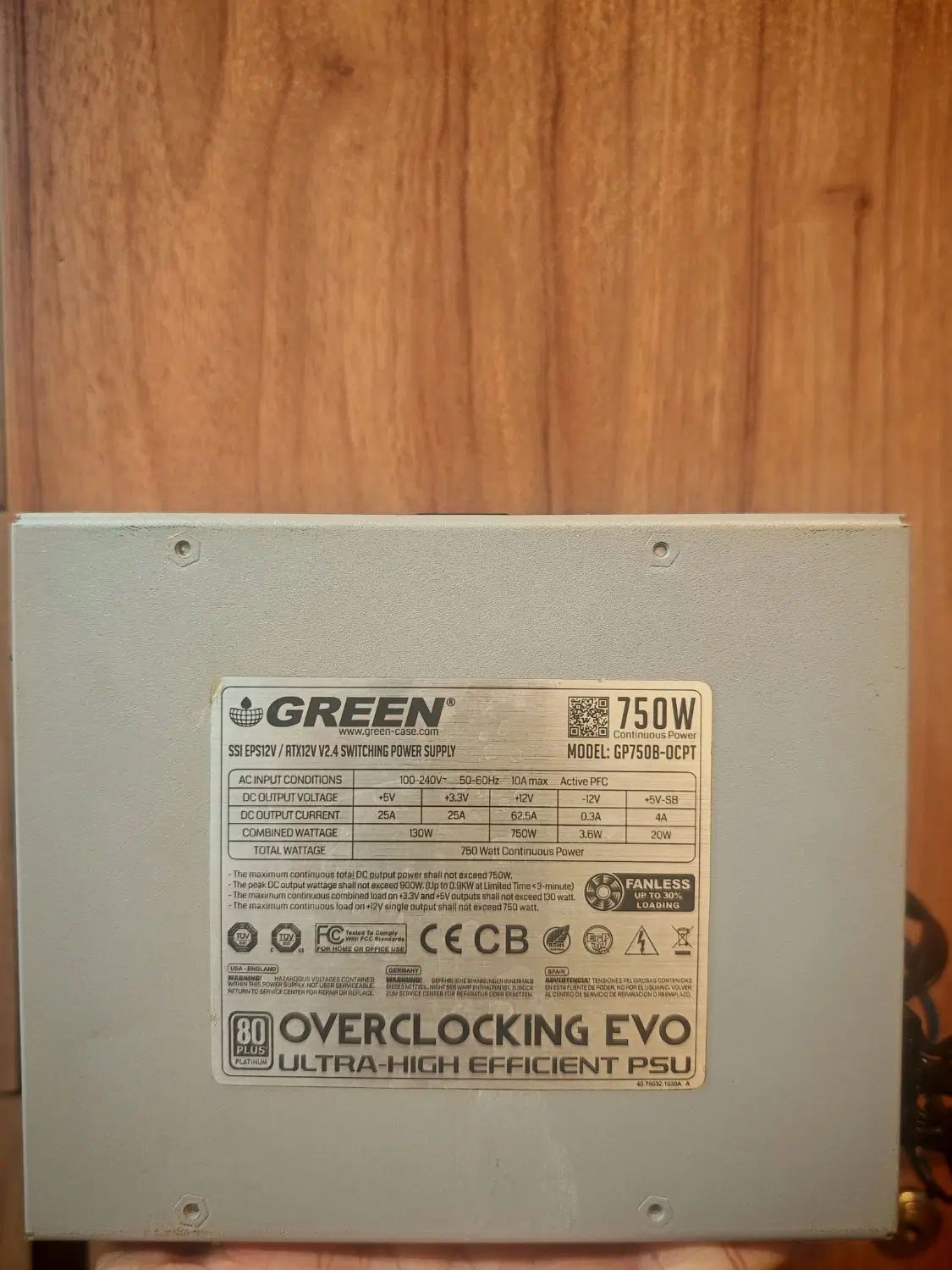 پاور 750 وات گرین GREEN ماژولار|قطعات و لوازم جانبی رایانه|تهران, مهرآباد جنوبی|دیوار