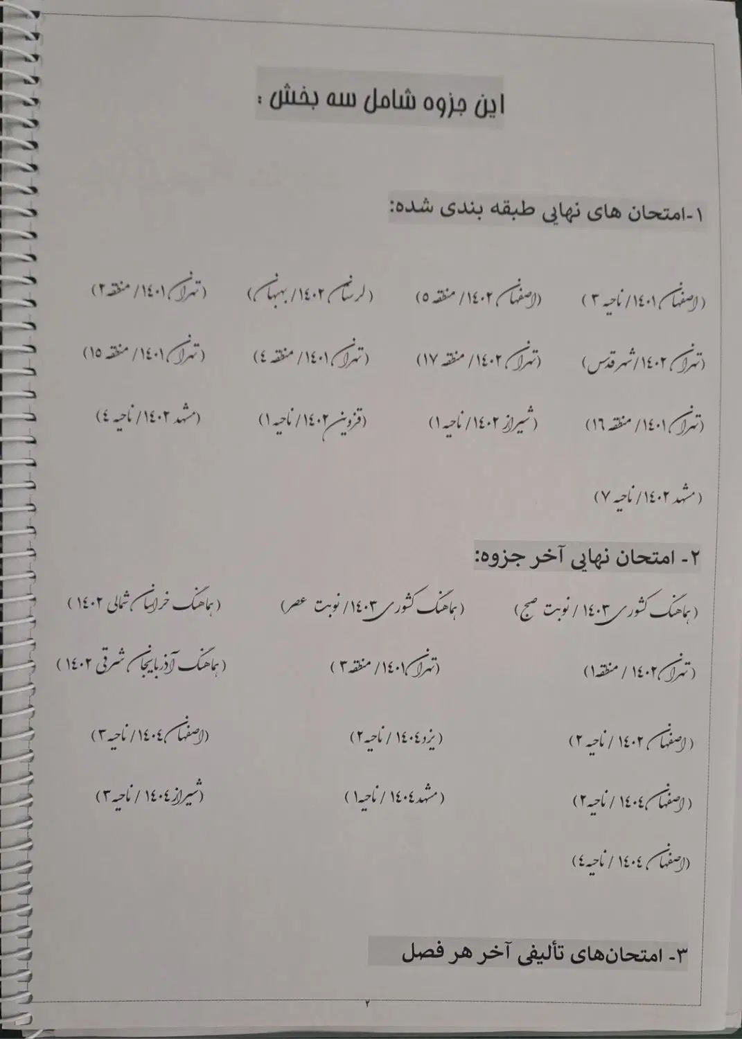 نهایی ششم|کتاب و مجله آموزشی|اصفهان, شیخ اشراق|دیوار