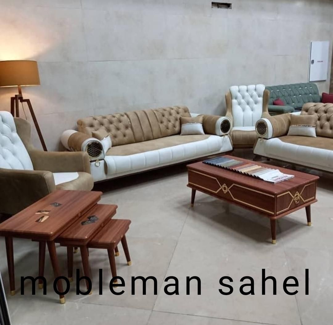 مبل راحتی کارن هفت نفره چستر لمسه شرکتی با گارانتی|مبلمان خانگی و میز عسلی|نظرآباد, رسالت|دیوار