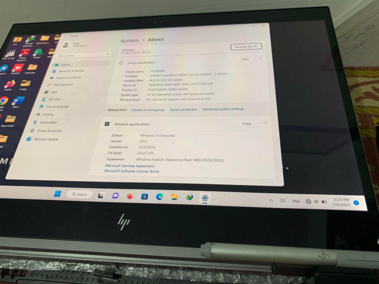 لپ‌تاپ hp Zbook 360 studio|رایانه همراه|تهران, افسریه|دیوار