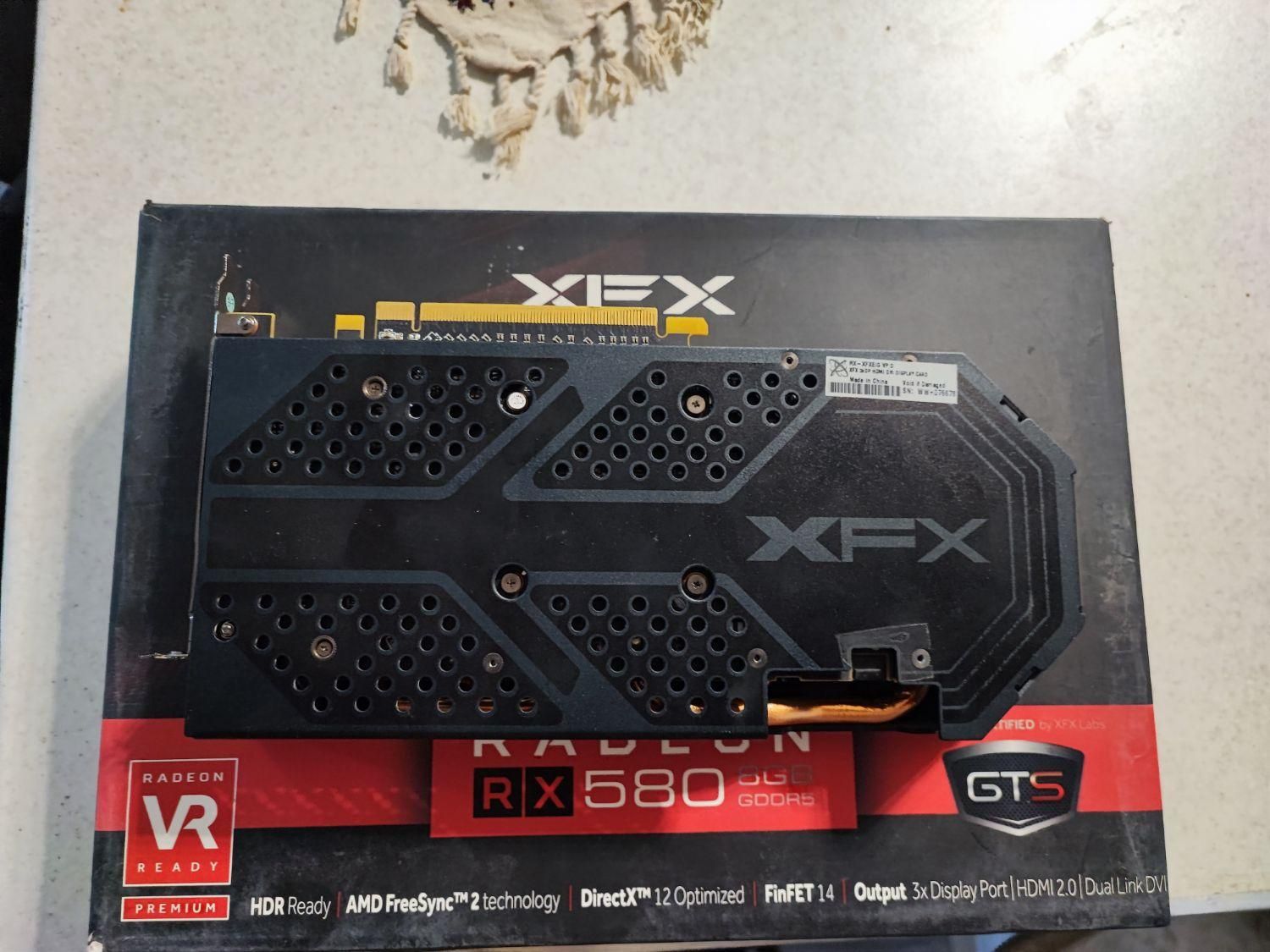 Rx580 XFX 8GB کارت گرافیک|قطعات و لوازم جانبی رایانه|تهران, استخر|دیوار