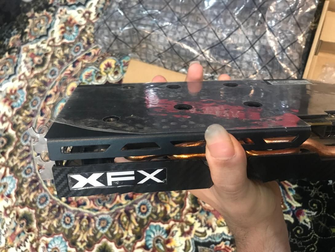 گرافیک rx 580 با کارتن و کابل|قطعات و لوازم جانبی رایانه|خاش, |دیوار