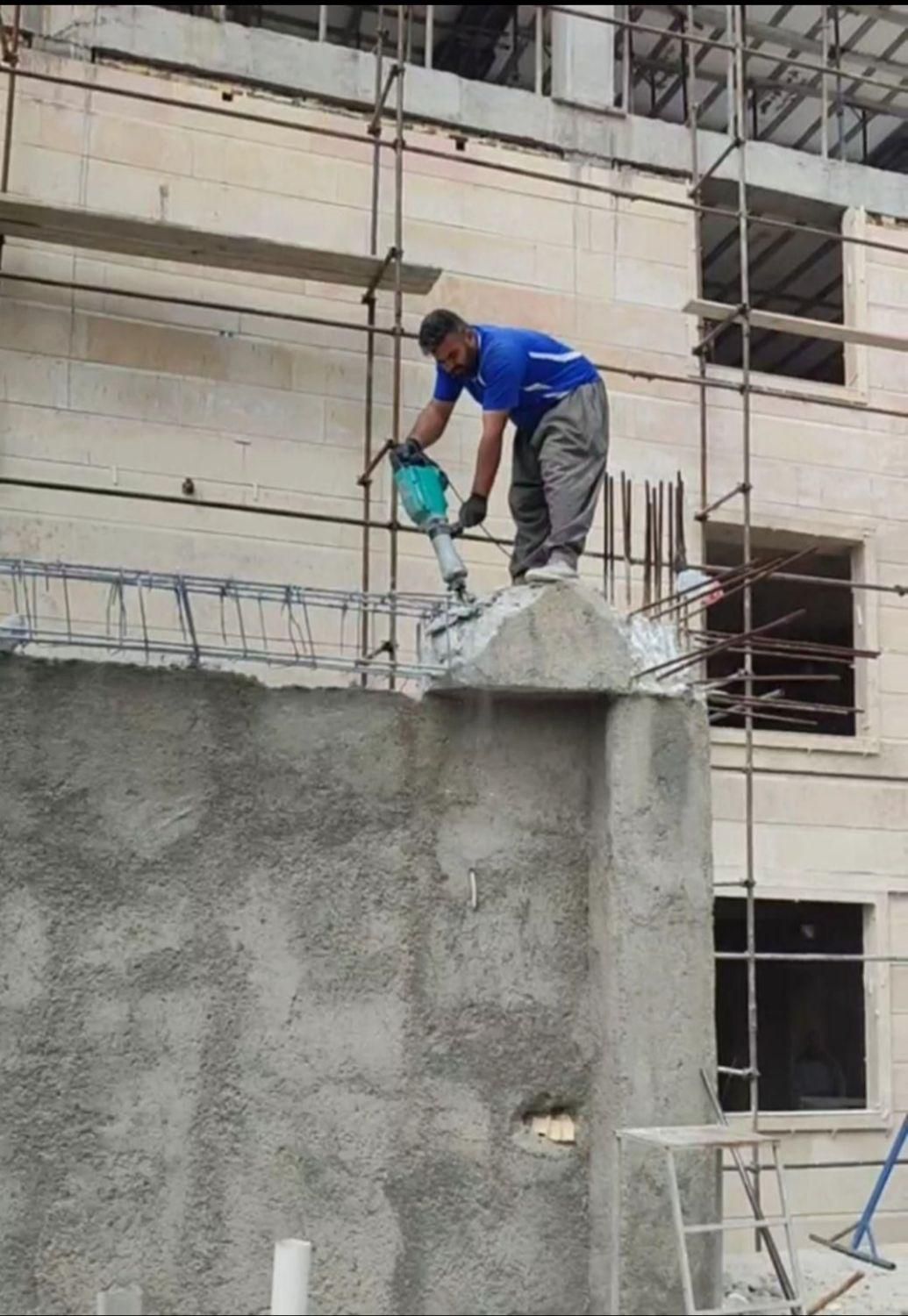 تخریب وکنده کاری ساختمان|خدمات پیشه و مهارت|کرمانشاه, |دیوار