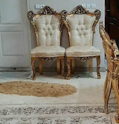 مبلمان ۹ نفره استیل منبت کاری نو مناسب جهیزیه|مبلمان خانگی و میز عسلی|تهران, نیکنام|دیوار