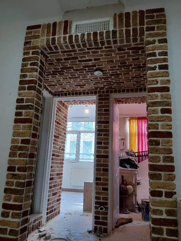 نصب انواع آجرنما چسبی ودوقابی با بالاترین کیفیت|خدمات پیشه و مهارت|تهران, اقدسیه|دیوار