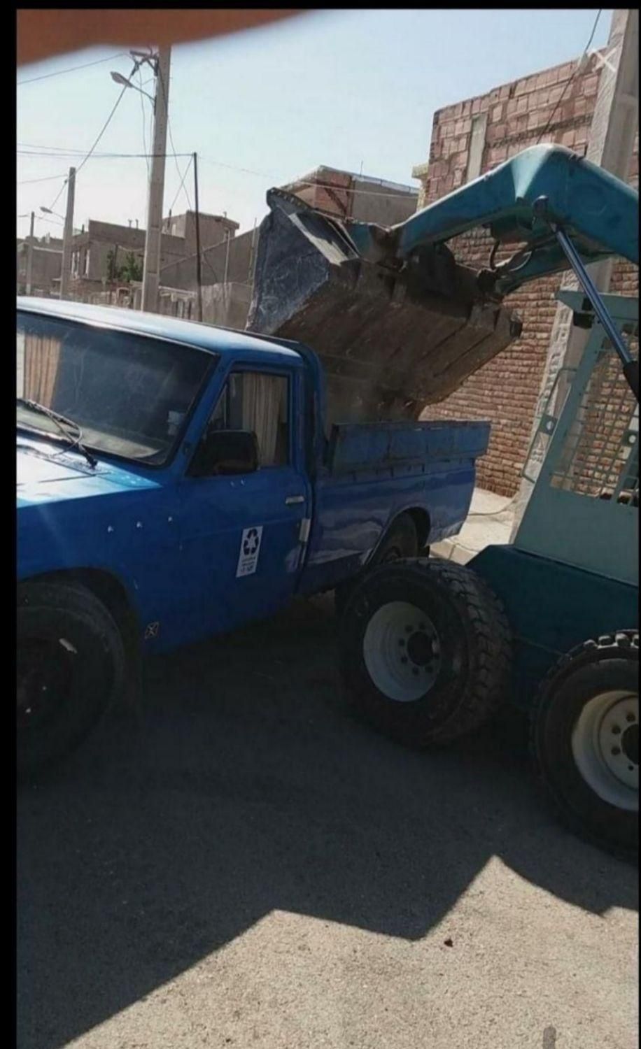 حمل نخاله ساختمانی با مینی لودر ونیسان|خدمات حمل و نقل|اردبیل, |دیوار