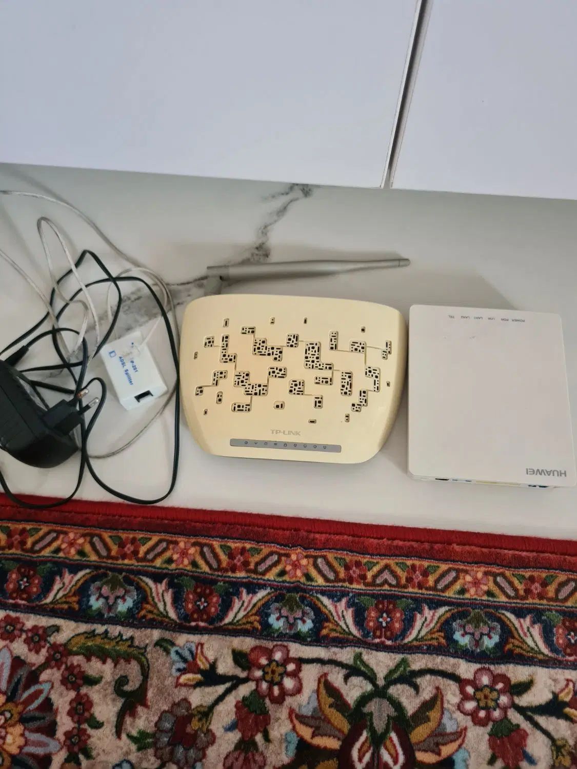 مودم فیبر نوری هواوی و مودم adsl|مودم و تجهیزات شبکه|تهران, شهرک ولیعصر جنوبی|دیوار