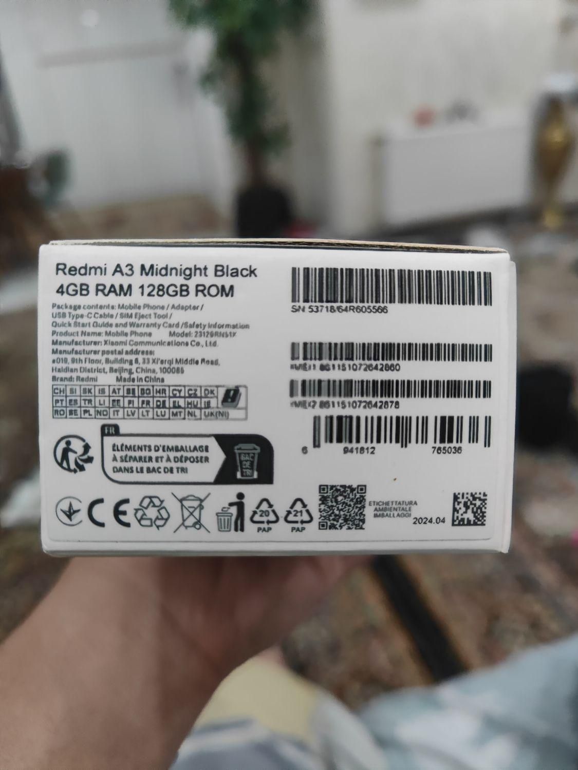 شیائومی redmi a3 با حافظهٔ ۱۲۸ گیگابایت|موبایل|تهران, خلیج فارس|دیوار