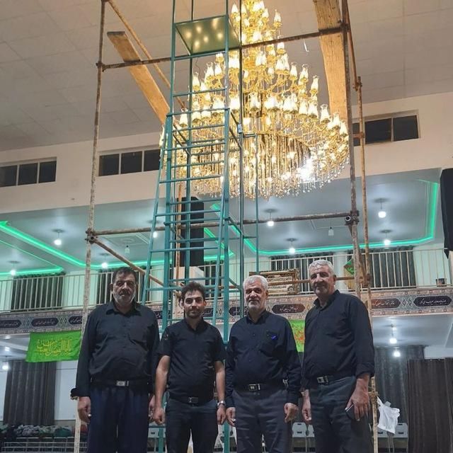 انواع لوستر طبقاتی و کوچک به قیمت کارخانه|لوستر و چراغ آویز|کاشان, دانش|دیوار