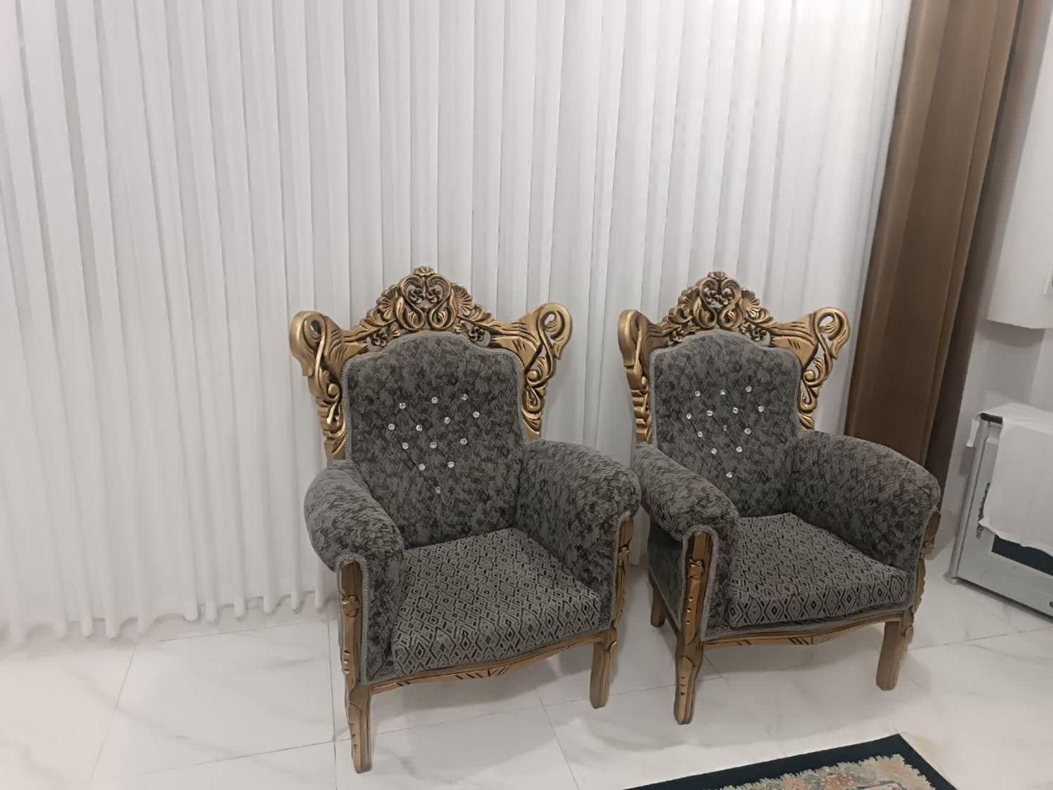 مبل هفت نفره سلطنتی نو|مبلمان خانگی و میز عسلی|قروه, |دیوار